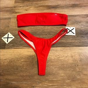 Red bikini